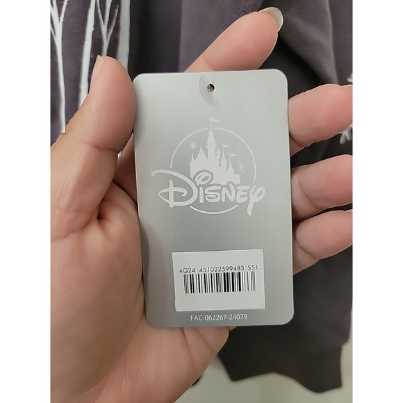 NWT Disney Sweatshirt Womens 1X Gray The Nightmare Before Christmas Jack Sally - Picture 4 of 7